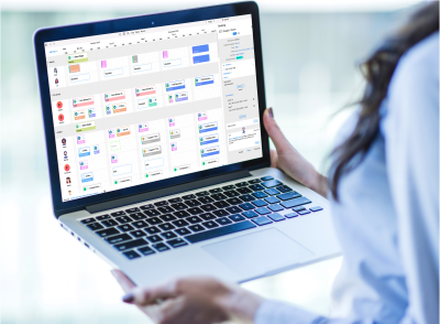 post production resource scheduling view